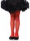 Child's Red Fishnet Tights Medium 4-6 Costume Accessory
